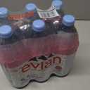 Evian Natural Spring Water, 1 L bottles, 6 pack (EXP 11/01/26)