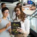 Chuangdi 20 Pcs Employee Appreciation Gift Bulk A5 Leather First Day of School Gifts Thank You Gifts 10 Inspirational Notebook and 10 Motivational Ballpoint Pen for Coworker Team Teachers Student