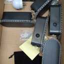 Ellasay Solar Fence Lights Outdoor,6-Pack Solar Powered Wall Lights Up and Down Waterproof IP65,3 Color Brighter LED Focus Lens SolarLights Dusk to Dawn 12h for Patio,Backyard,Porch,Railing