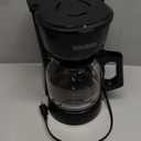 BLACK+DECKER 12-Cup Coffee Maker with Easy On/Off Switch, Easy Pour, Non-Drip Carafe with Removable Filter Basket, Vortex Technology, Black