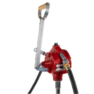 Fill-Rite FR152 Fuel Transfer Piston Hand Pump w/Discharge Hose, Nozzle Spout, & Suction Pipe