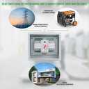 125 Amp 3P Dual Power Automatic Transfer Switch, 120/240V Generator Changeover Switch, with Metal Electrical Box for Outdoor and Indoor
