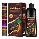 Hair Dye, Hair Dye Shampoo for Women & Men, Color Shampoo Hair Dye 16.9 Fl Oz, Safe and Natural Champu Para Canas (Coffee)