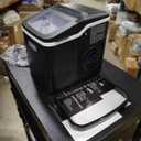 ICEMAN Dual-Size Ice Maker Countertop - Portable Ice Machine, Large and Small Ice Machine Maker with Self Cleaning, 9 Cubes in 7 Mins, 22lbs/24hrs, for Home, Kitchen, Office, Party, Ice Scoop Included