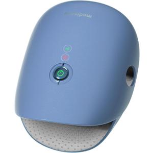 Medisana Hand Massager with Heat and Compression, Knuckle Stretching Massage, Memory Function, Cordless Hand Massager for Arthritis and Carpal Tunnel Relief, Mothers Day for Mom Women (Blue)