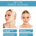 M&D Face Slimming Chin Strap Lipo Compression Garment Mentonera Postquirrgica Facial Beige L