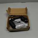 1.25" Highway Footpegs, Motorcycle Adjustable Footrest for Harley Davidson Touring Road King Road Glide Street Glide Electra Glide Dyna Sportster Softail 1 1/4" Engine Guard, Black