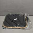 LONBET Laundry Basket with Lid, Made from Breathable Fabric | Aesthetic Clothes Hampers for Laundry with Side Handles & Sturdy Bamboo Frame (26 Gallons - Single, Black)