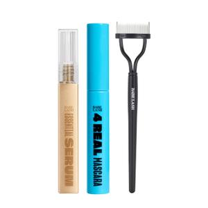 Babe Original Viral Lashes Set for Longer-Looking Eyelashes, Babe Lash Serum, 4 Real Mascara, 8.5 g
