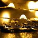 3 x with Timer Function Battery Operated Dewdrop Led Lights,Mini Fairy Lights for Home Parties Christmas/Halloween Holiday Decoration,6 Hours on/18 Hours Off,30 LEDs,10 Feet (Warm White, 2)