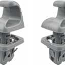 2 PCS Sun Visor Bracket Clips Holder for Toyota Camry 2007-2017, Corolla 2009-2019, Highlander 2008-2019, RAV4 2013-2018, Sun Visor Retainer OE# 74348-33040-B0 (Gray)