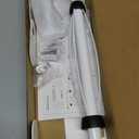 Paper Towel Holder Under Cabinet, Single Hand Operable Roll Holder with Damping Effect,No Drilling or Wall Mounted SUS304 Stainless Steel for Kitchen Bathroom (White)