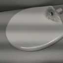 Bemis 730SLEC Slow Close Toilet Seat, Easy Clean Hinges and Durable Plastic Seat, Made in USA, Round, White