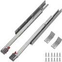 OCG Soft Close Undermount Drawer Slides 21 inch (6 Pairs), Full Extension Concealed Drawer Runners, Come with Mounting Screws and Brackets