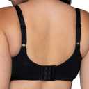 Vanity Fair Women's Beauty Back Smoothing Minimizer Bra, Minimizes Bust Line up to 1.5", Non Padded Cups up to H (Black)