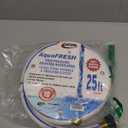 Valterra AquaFresh High Pressure Drinking Water Hose, Water Hose Hookup for RV - 1/2" x 25', White