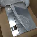 Ferraycle 2 Packs Stainless Steel Fryer Splash Guard Commercial Side Stove Splash Splatter Guard for Stop Oil from Splattering (20-1/2" W X 7.01'' H)
