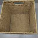 11x11x11 Cube Storage Bins Set of 4, Storage Baskets for Shelves, Natural
Paper Rope Woven Basket with Handles, Collapsible Wicker Storage Cubes, Shelf Baskets for Living Room Bedroom Organizing