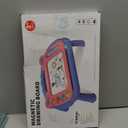 Magnetic Drawing Board for Toddlers 3, Color Erasable Doodle Writing Pad, Learning Painting Sketch Pad, Best Birthday Easter Christmas Halloween Kids Toy Gifts for Boys and Girls(Blue)