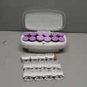 Conair Hot Rollers for Long, Medium & Short Hair, 12 Ceramic Flocked 1-Inch and 1-Inch Heated Hair Rollers with Clips, Hot Curlers for Women, Volume & Curls