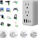 Mapambo 220V to 110V Voltage Converter US to Europe (Silver)