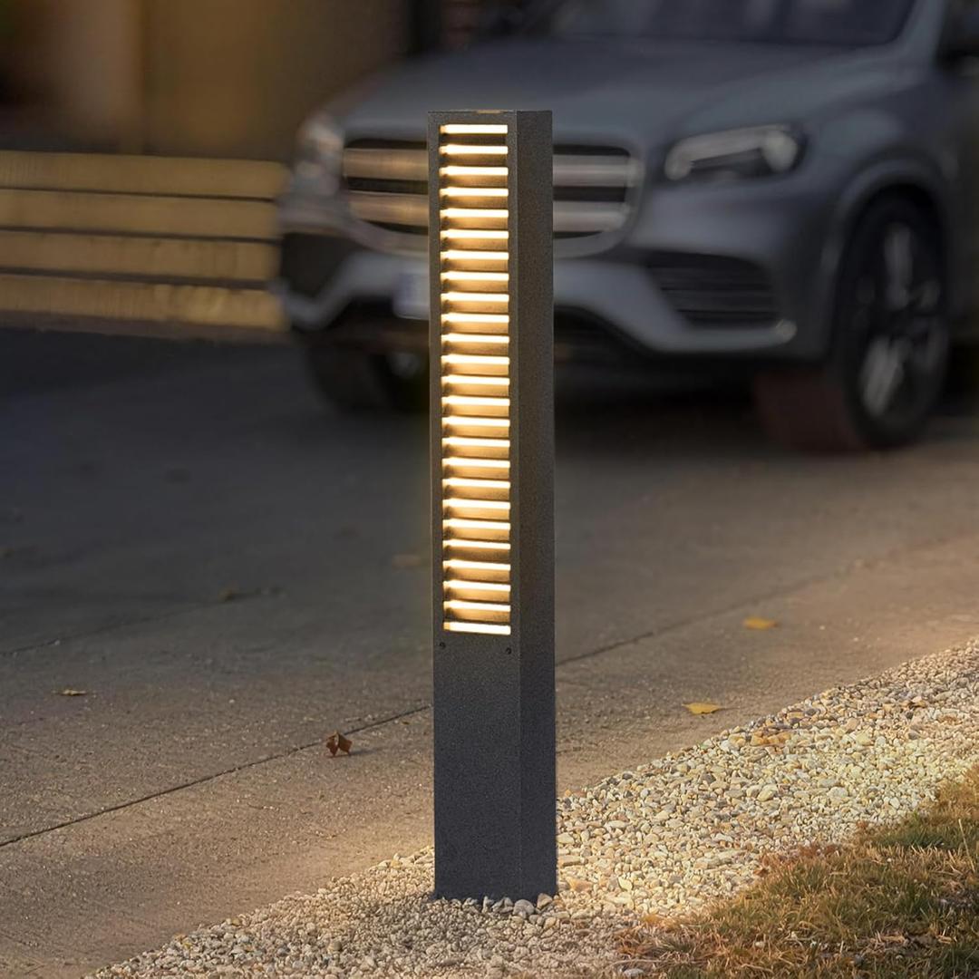 Landscape Path Lights, 39" Pathway Lights Outdoor Driveway Light, 39" Tall AC100-240V
