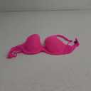 Smart & Sexy Women's Plunge Bra  Mesh Design for Alluring Lift and Comfort (36C, Electric Pink (Mesh))