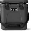 YETI Roadie 24 2.0 Hard Cooler with DoubleDuty Shoulder Strap and Drain Plug, 16.6"W x 14.1"D x 17.4"H