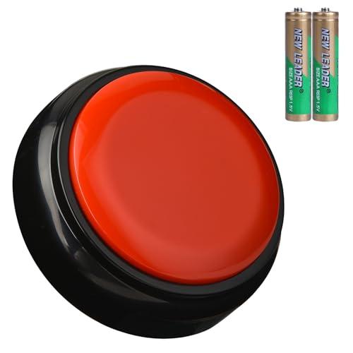 Red Record Buttons Recordable Button 30 Second Recording Buttons for Classroom Encouragement Words Desk Learning Record Daily Task 2 PC