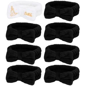 Jaciya Spa Makeup Headband Black Headband Bachelorette Party Favors Wedding Hair Accessories