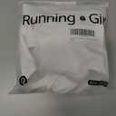 RUNNING GIRL Sports Bras for Women, Medium-High Impact Running Strappy Sports Bra with Removable Pads (White, XL)