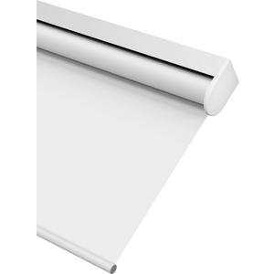 Blackout Roller Shades for Windows, Color-Matched Roller Blinds, UV Protection, Thermal Insulation Fabric Room Darkening Shades for Home, Office, White, Custom Size