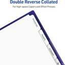 Avery Double Reverse Collated Tab Dividers, Unpunched for Most Binding Systems, Printable with High-Speed Copiers and Offset Presses, White, 5 Tabs per Set (30 Sets of 20405) (9 x 11 inches)