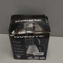 OVENTE Electric Kettle, 1.5L Borosilicate Glass Countertop Water Heater and Boiler for Coffee or Tea, BPA-Free, Auto Shut-Off, Boil-Dry Protection, Removable and Washable Spout Filter, Black KG83B (1.6 Quarts)