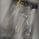 Amerdeco 10 Pack Brushed Gold Cabinet Pulls 3.75 Inch(96mm) Hole Center Drawer Pulls Cabinet Hardware Kitchen Cabinet Handles for Bathroom Dresser Pulls ZH0069