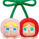 POP MART Crybaby Crying for Love Series-Vinyl Plush Hanging Card (Love You Cherry Much), Toys for Modern Home Decor, Collectible Toy Set for Desk Accessories, 1PC