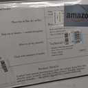 Stone Bath Mat, Quick Dry Shower Mat, Diatomaceous Earth Shower Mat, Non-Slip Hard Surface, Ultra Absorbent Bathroom Floor Mat for Tub, Entry, or Sink 23.5" x 15.4", Gray White(Line), 1'3" x 1'11"