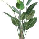 Large Artificial Plant, 6ft Tall Faux Tree with 13 Leaves, Tropical Bird of Paradise Tree Indoor for Home Decor, Bedroom, Living Room, Office, Porch, Patio, Garden Outdoor Housewarming Gift