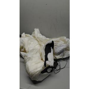 12FT Giant Halloween Inflatables Ghost with 3-Colored Flame Rotation LED Lights, Huge Spooky Halloween Decoration Outdoor Large Halloween Blow Up Yard Decorations Tall Blow-ups for Lawn Party (1PCS)