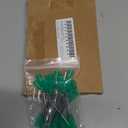 PATIKIL Blunt Tip Dispensing Needles 2 Inch, 25 Pcs 18G Industrial Liquid Dispenser Needle with Lure Lock for Refilling Liquid Inks Adhesive Glue (Green)