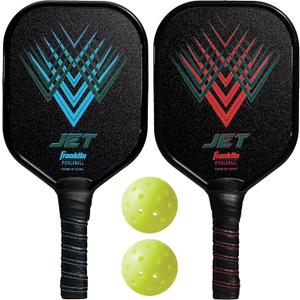 Franklin Sports Beginner Pickleball Sets - 2 + 4 Player Sets - Aluminum Paddles + X-40 Pickleballs - USA Pickleball (USAPA) Approved