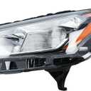Replacement Driver Left Side Black Trims Halogen Headlight Headlamp for Ford Transit Connect from 2019 to 2023