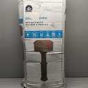Architectural Mailboxes Grand Haven Plastic Mailbox and Post Kit, GHC40MAM, Mocha, Extra Large Capacity