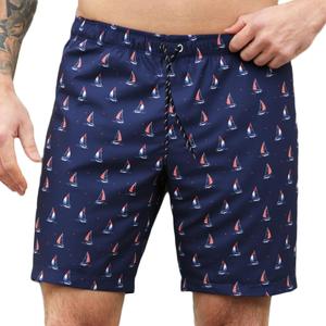Mens Swim Trunks Quick Dry Bathing Suit Board Shorts for Men | Beach Swimwear Pool Shorts (Blue, L)