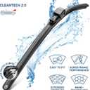 Hella OE Quality 28 Inch All Seasons Nano-Coated Rubber Cleantech Wiper Blade (Single Blade) fits select BMW Chevrolet Chrysler Dodge Ford Honda Hyundai Lexus Mercedes-Benz Nissan Toyota / 358054281