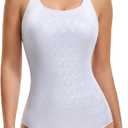 Women Sexy Sequin One Piece Swimsuit, Bikini Bathing (S)