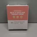 Microwavable Heat Pad for Neck and Shoulders, Weighted Microwave Moist Heating Wrap for Pain Relief Sore Muscle Stress Tension, Heated Wrap with Aromatherapy, Hot & Cold Compress, Grey