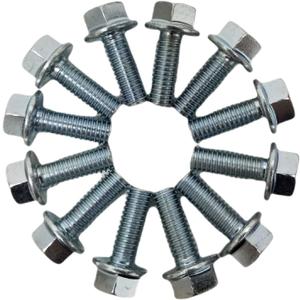 Z Whip SBC INTAKE MANIFOLD BOLT KIT HIGH STRENGTH ZINC COATED 3/8-16 BOLTS Compatible with Chevrolet V8 Small Blocks 265 283 305 327 350 383 400 1955-1995 Gen I heads