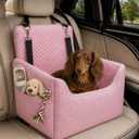 All Good Pet Supplies Dog Car Seat for Small/ Medium Dogs Under