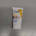 CeraVe Hydrating Mineral Sunscreen SPF 30 with Sheer Tint, Tinted Mineral Sunscreen with Zinc Oxide & Titanium Dioxide, Blends Seamlessly For Healthy Glow, Deep, 1.7 Oz